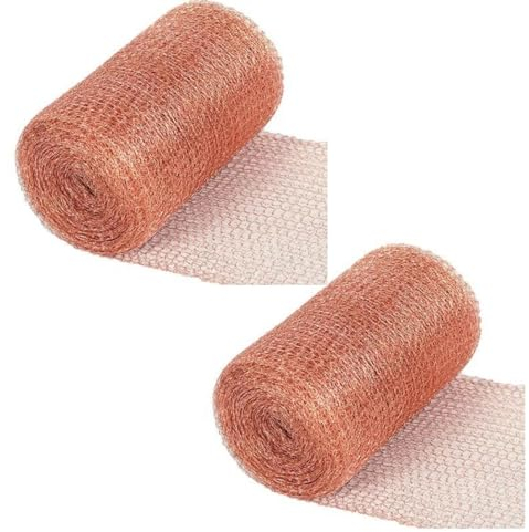 2 Stück Kupferband Gegen Schnecken, Schneckenschutz Schneckenkragen Metall, Schneckenabwehr Schneckenzaun Kupfer, Schneckenfalle Schneckenkorn Regenfest, Schneckenring Kupfernetz Für Hochbeete