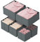 kiximay 6er Set Schubladen Organizer für Malm Pax Kleiderschrank Schrank Aufbewahrungsbox - Faltbare Stoff Schubladen Ordnungssystem für Garderobe Schlafzimmer, Babykleidung, Socken, Unterwäsche