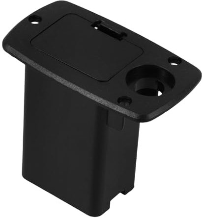 Toyvian Boîtier En Plastique Pour Pile 9v Guitare Et Basse, Compartiment Simple Pour Pile Micro Actif, Accessoire Compact Portable Pour Instrument Musical
