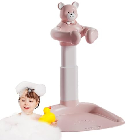 scyca Badewannenständer Baby,Baby-Badewannenstütze | Stehende Babyparty-Badewannenstütze | Badesitz-Stuhlgriff, verstellbarer tragbarer Badehelfer für Mutter