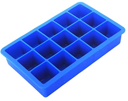 PRETYZOOM Formen - Silikon-eisziegelform Mit 15 Mulden Antihaft-backform Für Eisgelee