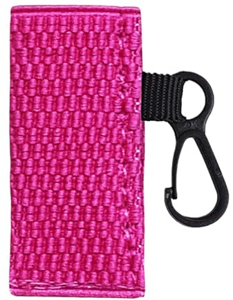 Keychainn Soporte De Bálsamo Labial - Soporte De Mangas De Chapstickk | Cubierta De Aceite De Labios Portátil, Estuche De Lápiz Labial Con Llavero, Portasina A bordo De Lápiz Labial, Soporte De