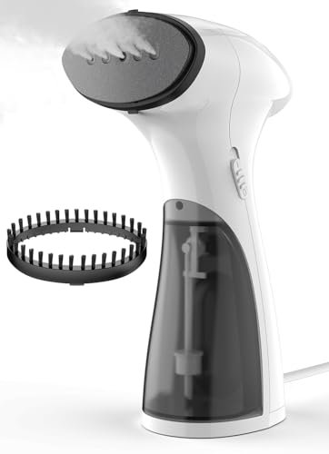 Blesgam Ferro da Stiro Verticale 1600W, 25g/min Vapore Portatile 3 in 1 Stiratore Verticale/Orizzontale/Secco con 150ml Caldaia Rimovibile, 30s Riscaldamento Rapido per i Viaggi, per Casa e Uffici