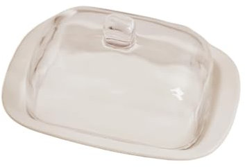 ZZlei2yu-12 Beurrier Beurrier avec Couvercle en Verre et Organiseur à Fromage avec Base en céramique for la Cuisine Récipient à Beurre