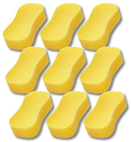 24 x Jumbo Car Sponges - Large Car Wash Sponges Perfect for Car & Auto Care, Window Cleaning, Wheel Cleaning and Motorbikes - Made in the UK