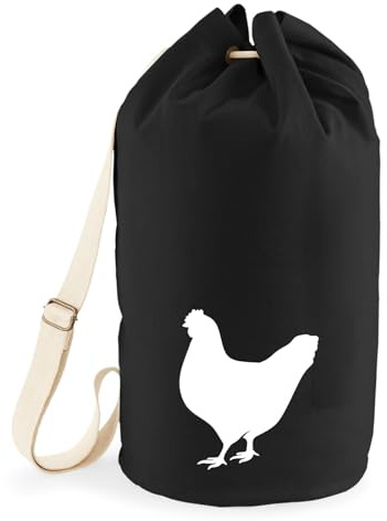 Huuraa Seesack Huhn Silhouette Geschenk