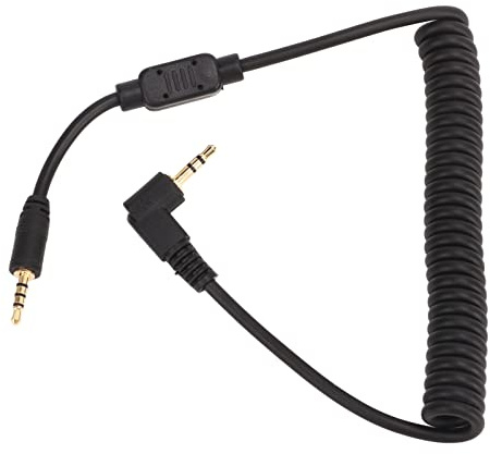 Ejoyous Camera Remote Control Shutter Release Cable, Camera Trigger Shutter Release Cord 1m Long Coiled Design Wide Compatibility with V-LUX DIGILUX Series
