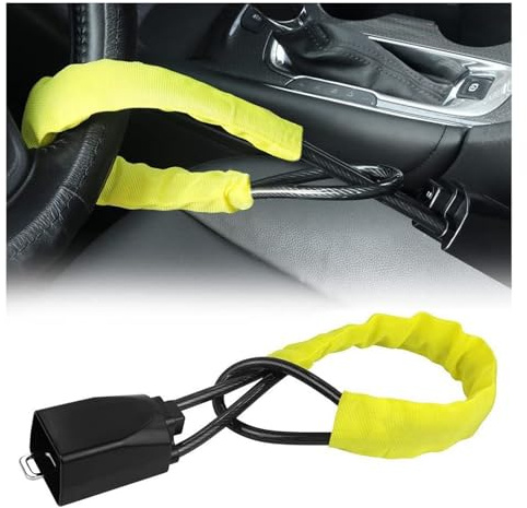 Verrou de Ceinture de sécurité pour Volant, pour VW Tiguan 2. Gen/Tiguan Allspace 2016-2025 Double Verrouillage de Voiture Dispositif antivol sécurité