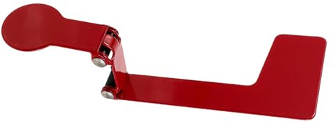CLISPEED Drapeau de Boîte aux Lettres Pliable en Acier Inoxydable Rouge – Accessoire de Remplacement pour Boîte aux Lettres Extérieure Jardin et Terrasse – Indicateur Visible de Courrier