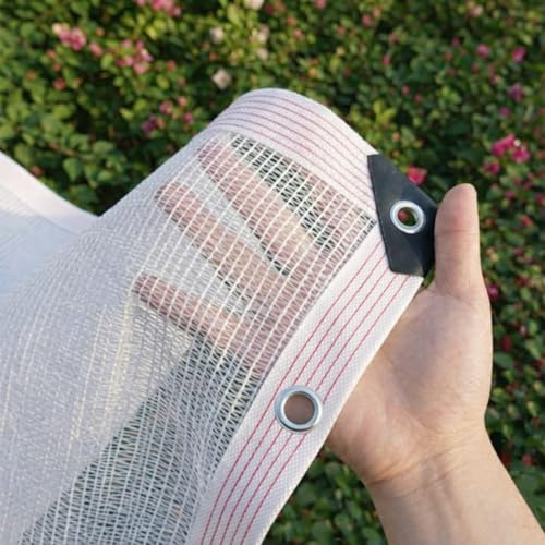 90% Rete Ombreggiante Telo Esterno Con Occhielli, Rete Antigrandine FrangivistaBalcone Resistente Ai Raggi UV, Vela Ombreggiante Traspirante Robusta, Per Giardino Pergola Cortile(1X9M)