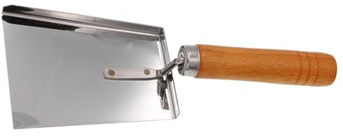 Beehive Scraper Stainless Steel Shovel with Handle for Beekeeping | Wood and Steel Build, Silver Finish, Reduce Fatigue, Convenient Storage, Scrape Excess Wax Walls