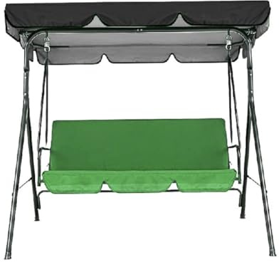 Replacement Canopy for Swing Seat Garden Hammock, 2 and 3 Seater, Black, 164x114x15cm