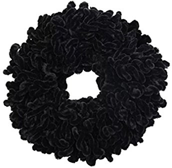 Shoes Lane Khaleeji Haargummi, Samt, groß, für Volumen, Hijab, Schwarz , 1 count (Pack of 1)
