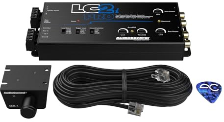 AudioControl LC2i PRO 2-Channel Active Line Output Converter with AccuBASS for Adding Subwoofers, Amplifiers to Factory Car Audio Receiver Head Unit, Includes ACR-1 Dash Remote Bass Knob Controller