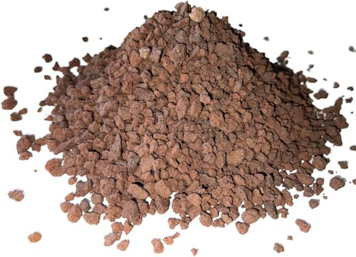 Rotopor Lava 2-8mm Rot-Braun Deko 20 Ltr Sack Lavakies Kies Mulch Lavasplitt Rot Braun Eifellava
