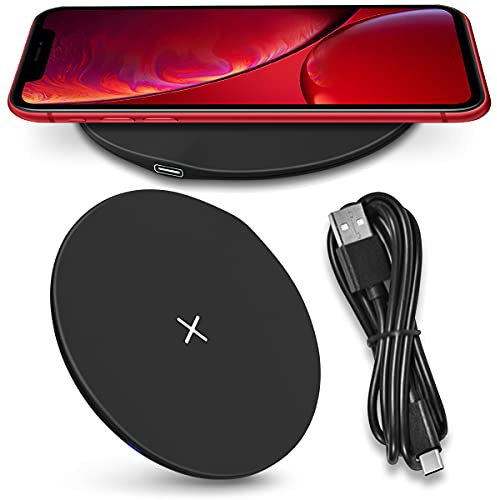 Wireless QI Charger 15W kompatibel mit Apple iPhone SE 2022 2020 Induktives Schnell Ladegerät Kabellose Universal Schnellladestation
