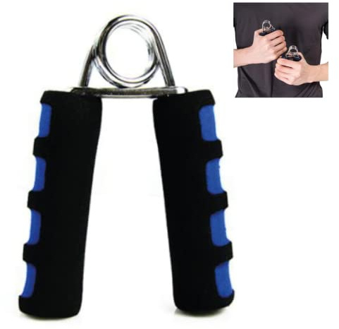 Hand Gripper Hand Grips Equipo Fitness para Ejercicios Fuerza de Agarre con los Dedos, Pinza de Mano, Agarre para Entrenamiento de Manos y Muñeca, Azul/Negro