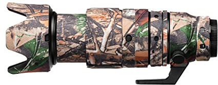 easyCover - Lens Protection Camouflage Cover - Objektivschutz - Schutz für Ihr Kameraobjektiv - Geeignet für Nikon Z 100-400mm f/4.5-5.6 VR S - Wald Camouflage
