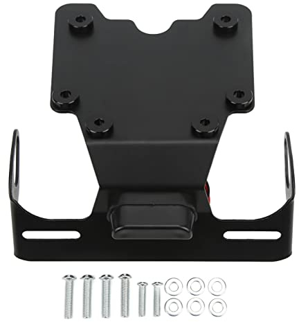 Kennzeichenhalter, Akozon Kennzeichenhalterung Am Heck Aluminiumlegierung Ersatz für Tenere 700/Rally XTZ700 2019-2022