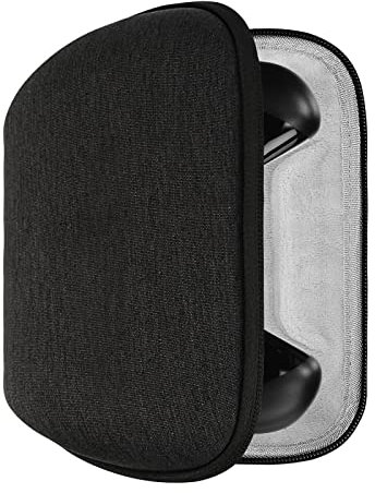 Geekria Shield Case Compatible with Steam Controller, Hard Shell Case Travel Carrying Portable Storage Bag with Internal Mesh Pocket for Charging Cable (Black)