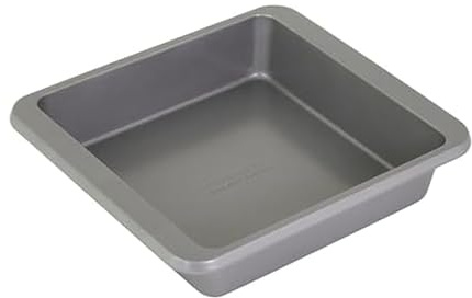 KitchenAid 9in Nonstick Aluminized Steel Square Cake Pan, Contour Silver