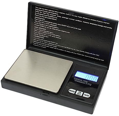 Zerodeko Handwaage Digitale Schmuckwaage 0,01 Gramm Präzisionswaage Schmuckwaage 0,01g Tasche Für Schmuckwaagen Elektronisch Tragbare Waage Digitalwaage