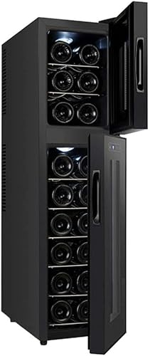 QPZMALSKY Thermoelectric Cooler For Red And White Wine Of 18 Bottles, Silent Operation Thermoelectric Refrigerator For Independent Small Refrigerator Wine For Wine, Dispute
