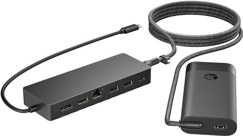 HP Universal USB-C Hub und Laptop Netzteil