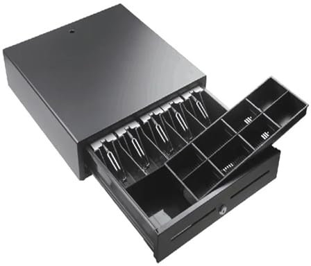 Registrierkasse, Digitale Waa, 30 kg, Küchenkassen-Belegwaa mit Software for POS-Einzelhandelsschäfte Für Kleinunternehmen, Einzelhandel, Gastronomie(Cash box)