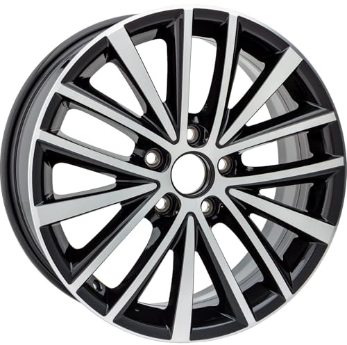 Factory Wheel Replacement New 17x7 17 Inch Premium Aluminum Alloy Wheel Rim for VW Volkswagen Jetta 2011 2012 2013 2014 2015 2016 | ALY69910U45N | Direct Fit - OE Stock Specs