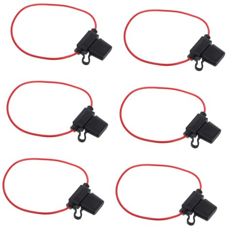 SEWOART Fusibili Portafusibili in Kit Staffa Per Auto Blocco Automatico Portafusibili A Lama Morsettiera Staffa Tipo Inserto Kit Circuito
