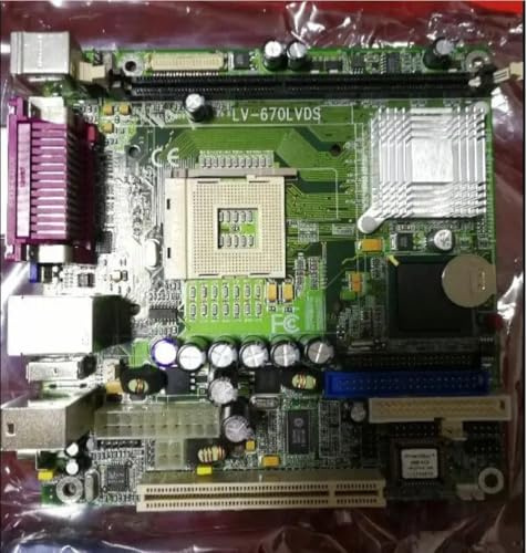 LV-670LVDS 100% OK Original Brand IPC Embedded Mainboard LV-670 Industrial Motherboard Mini-ITX with CPU RAM