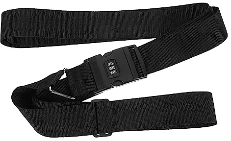 BESPORTBLE 1 Pièce Ceinture de Chargement Ceinture de Reliure de Valise à Bagages de Liaison de fret Mot de Passe Pompon