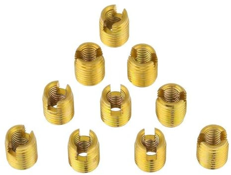 Gewindeeinsätze, Gewindereparatureinsatz, 10 stücke M3 bis M12 Verzinktem Edelstahl Gewinde Einsätze Metall Gewinde Reparatur Einsatz Selbstschneidende Schlitz Schraube Gewinde(M12x1.75mm)