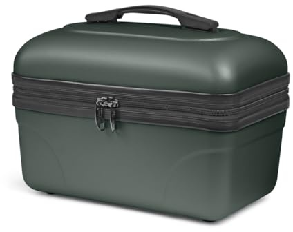 KINSTON Kosmetik- und Kulturtasche, Hartschalen-Vanity mit Griff, Reise-Organizer, Aufbewahrungsbox – Große Kapazität