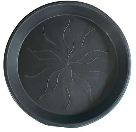 Growcery Plant Pot Saucers 30cm 35cm 40cm 45cm, plant trays for pots, drip tray, flower pot saucers, heavy duty plant pot trays, watering trays for plants (60CM, 1, Package Quantity)