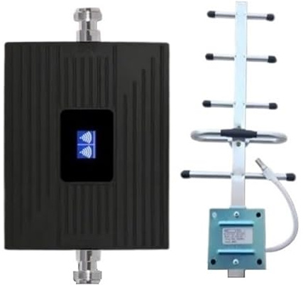 3g 4g 5g Mobil Signalförstärkare 700 1800 2100 900 GSM LTE Mobilförstärkare Dubbelbands Nätverksrepeaterkit För Bredare täckning(1800 2100 MHz)