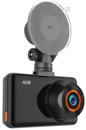 Dashcam, 2 Pezzi 4K Cam WiFi GPS Mini DVR Per Auto Telecamera Anteriore E Posteriore Videoregistratore Visione Notturna Automatica WDR Parcheggio 24 Ore Scatola Nera,per le automobili