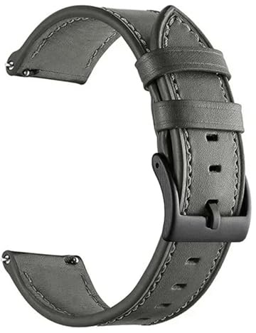 ZWCSHUU Watch läderarmband i PU-läder för 46 mm smart armband med snabbkoppling för klocktillbehör, 46mm, Acetat, Ingen ädelsten