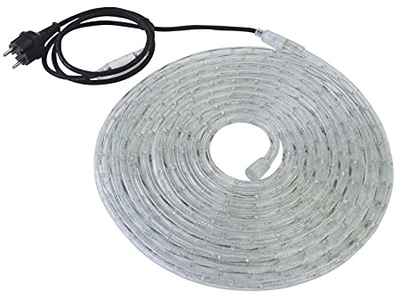 EUROLITE RUBBERLIGHT LED RL1-230V weiß 3000K 9m | Flexibler LED-Schlauch für stilvolle Dekorationsbeleuchtung