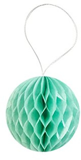 Allydrew Bolas de panal de 1 pulgada (juego de 20), aguamarina