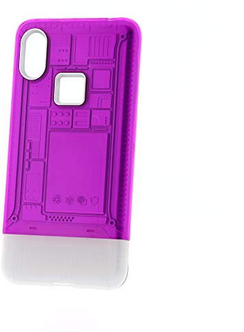 Max Power Digital Funda para móvil Xiaomi Mi A2 Lite Carcasa Transparente Reflectante Antigolpes Elegante Doble Rígida 2 en 1 Dura y Flexible (Xiaomi Mi A2 Lite, Rosa)