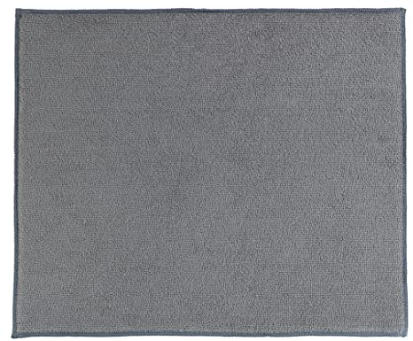 WENKO Mikrofaser Abtropfmatte Miko Grau, Trockenmatte, Spülbeckenmatte für Geschirr Multicolor 47 x 40 cm