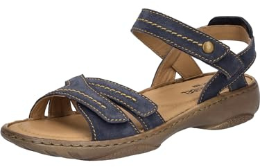Josef Seibel Damen Riemchensandalen Debra 62, Frauen Sandalen,Weite G (Normal),Strandschuhe,Sandaletten,Sommersandalen,Ocean,39 EU
