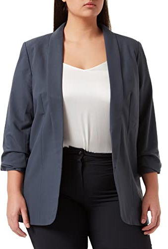 PIECES Female Blazer PCBOSELLA, Amber blå, XXL