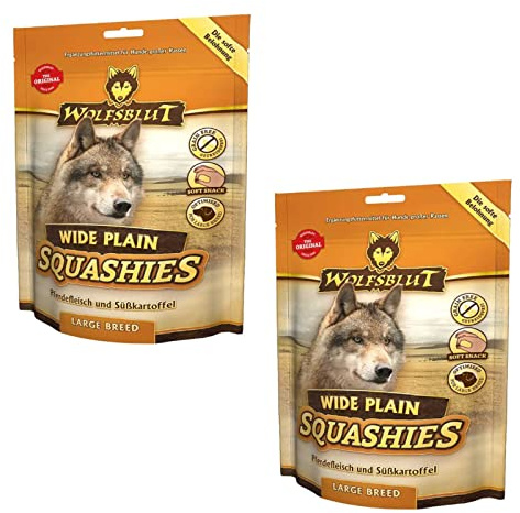 Wolfsblut Squashies Wide Plain Large Breed - Doppelpack - 2 x 300g