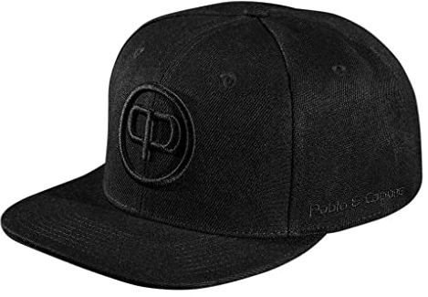 Pablo & Capone Snapback Cap - Black & Black