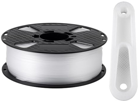 CC3D ABS Filament Transparent 1,75 mm 1KG 3D-Drucker Filamentspule Geringerer Verzug Bessere Haftung 3D-Druckmaterial ABS+ ABS Pro Filament Klar Transparent