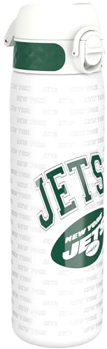 ion8 NFL Edelstahl-Trinkflasche, Auslaufsicher, Einhandöffnung, Sichere Verriegelung, Spülmaschinenfest, Tragegriff, Langlebig, Ideal für Sport