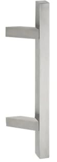 VI.TEL. Maniglione per Porta Portone Liscio Zancato In Acciaio Inox Satinato Per Porte Interne Esterne Serramenti E Negozi serie Acciaroli Z